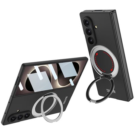 Samsung Galaxy Z Fold 8 Ultra Kılıf M-safe Şarj Özellikli Yüzüklü Kamera Korumalı Kıpta Kapak