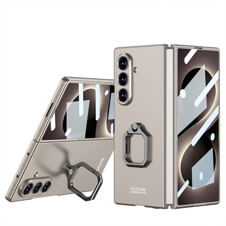 Samsung Galaxy Z Fold 8 Ultra Kılıf Flip Ring Kamera Korumalı Kıpta Kapak