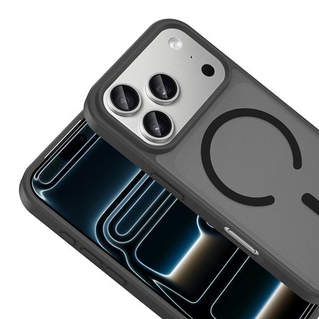 Apple iPhone 18 Pro Kılıf M-safe Şarj Özellikli Mat Babet Kapak
