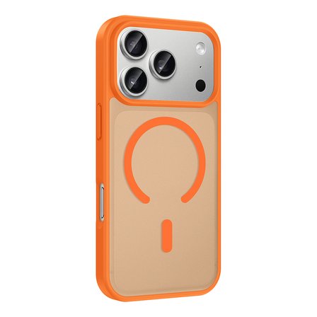 Apple iPhone 18 Pro Kılıf M-safe Şarj Özellikli Mat Babet Kapak