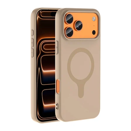 Apple iPhone 18 Pro Kılıf M-Safe Şarj Özellikli Renkli Silikon Aris Kapak
