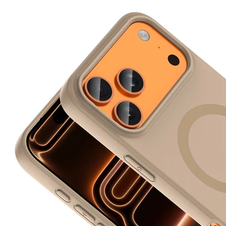 Apple iPhone 18 Pro Kılıf M-Safe Şarj Özellikli Renkli Silikon Aris Kapak