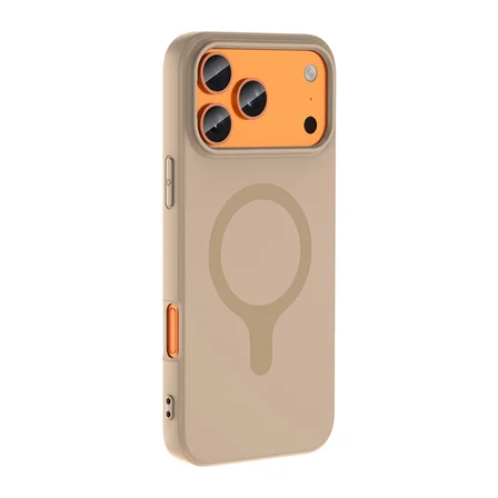 Apple iPhone 18 Pro Kılıf M-Safe Şarj Özellikli Renkli Silikon Aris Kapak