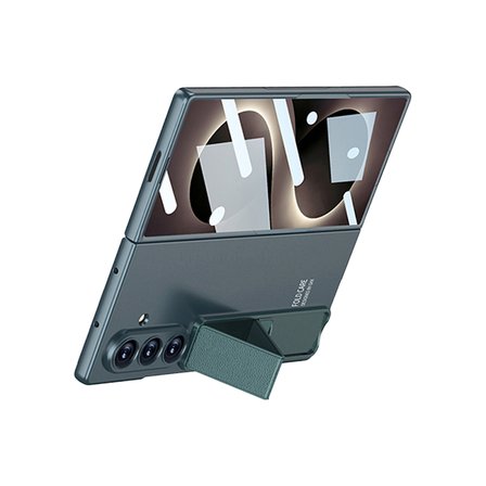 Samsung Galaxy Z Fold 8 Ultra Kılıf Qstand Standlı Kamera Korumalı Sert Kıpta Kapak