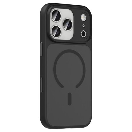 Apple iPhone 18 Pro Max - 17 Pro Max Kılıf M-Safe Şarj Özellikli Kamera Koruma Çerçeveli Megane Kapak