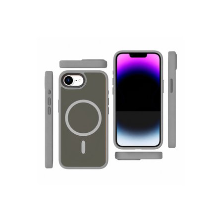 Apple iPhone 17E / 16E Kılıf M-Safe Şarj Özellikli Kamera Koruma Çerçeveli Megane Kapak