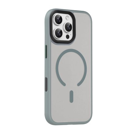 Apple iPhone 16 Pro Max Kılıf M-Safe Şarj Özellikli Kamera Koruma Çerçeveli Megane Kapak