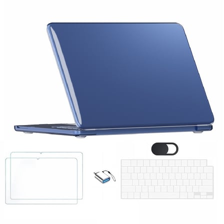 Macbook Neo 13 inç A18 Pro A3404 Kılıf +2adet Ekran Koruyucu +OTG +Klavye Koruyucu