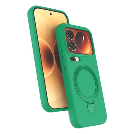 Xiaomi Mi 17 Pro Max Kılıf M-safe Şarj Uyumlu Silikon Standlı Regal Kapak