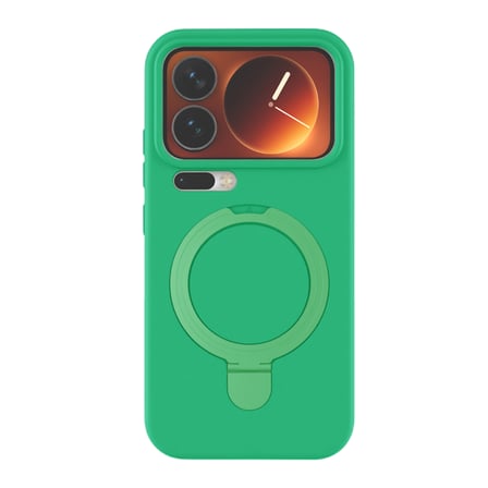 Xiaomi Mi 17 Pro Max Kılıf M-safe Şarj Uyumlu Silikon Standlı Regal Kapak
