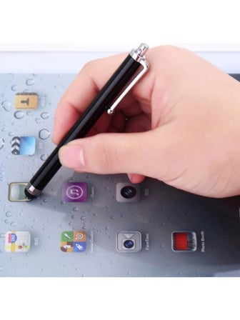 3Adet Tüm Dokunmatik Cihazlarla Uyumlu Akıllı Tahta - Tablet - Telefon Dokunmatik Kalemi Siyah