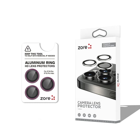 Apple iPhone 18 Pro Premium Safir Parmak İzi Bırakmayan Anti-Reflective Kamera Lens Koruyucu CL-12