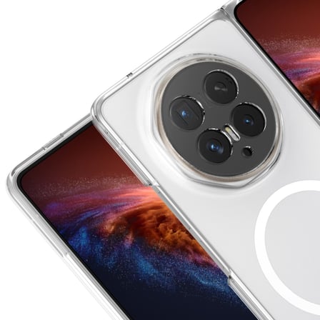 Honor Magic V6 Kılıf M-Safe Şarj Özellikli Ultra İnce Sert PC Uyumlu Açık London Kapak