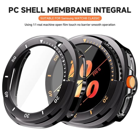Samsung Galaxy Watch 8 Classic 46mm Sert PC Sadece Kasa Koruyucu (Ekran Koruyucusuz)