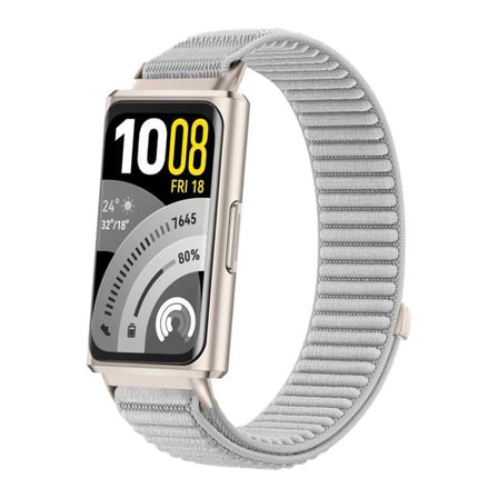 ​​Huawei Band 11 / 11 Pro Kordon Dalgalı Cırt Cırt Hasır Strap
