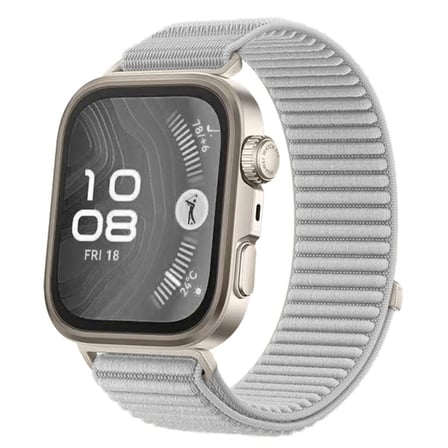 ​​Huawei Band 11 / 11 Pro Kordon Dalgalı Cırt Cırt Hasır Strap