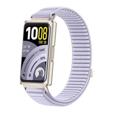 ​​Huawei Band 11 / 11 Pro Kordon Dalgalı Cırt Cırt Hasır Strap