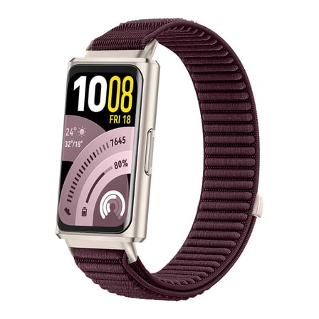 ​​Huawei Band 11 / 11 Pro Kordon Dalgalı Cırt Cırt Hasır Strap