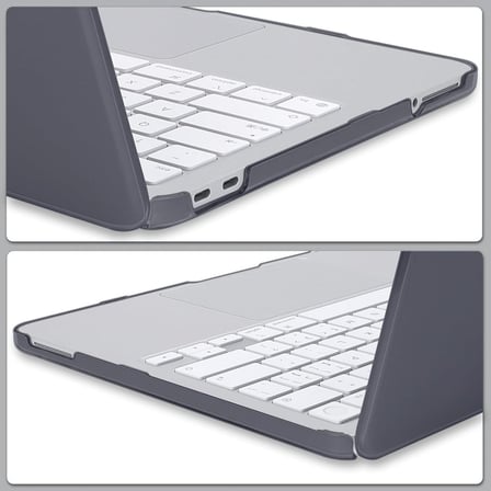Macbook Neo 13 inç A18 Pro A3404 Kılıf Kristal Ön Arka Şeffaf Kapak