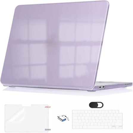 Macbook Neo 13 inç A18 Pro A3404 Kılıf +2adet Ekran Koruyucu +OTG +Klavye Koruyucu