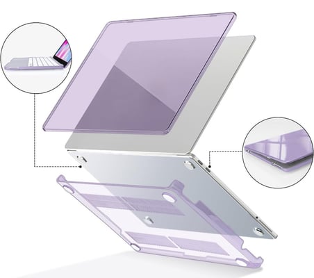 Macbook Neo 13 inç A18 Pro A3404 Kılıf +2adet Ekran Koruyucu +OTG +Klavye Koruyucu