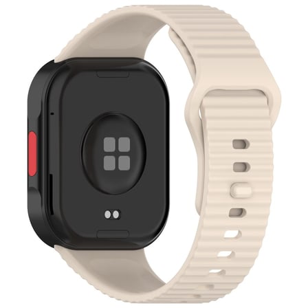 Xiaomi Redmi Watch 4/5/6/6 Acitve - Smart Band 8 Pro / 9 Pro Kordon Dekoratif Örgü Çizgili Spor Silikon Kayış