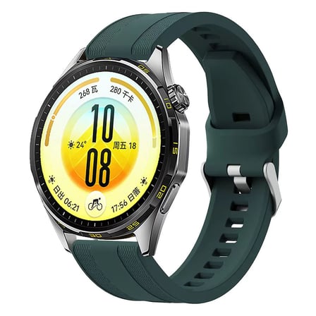 Huawei Watch GT 7/6/5/4/3/2 Pro 46mm Ultimate SE Elite Kordon Tokalı Ekose Silikon Official Çift Şeritli