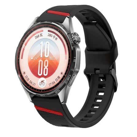 Huawei Watch GT 7/6/5/4/3/2 Pro 46mm Ultimate SE Elite Kordon Tokalı Ekose Silikon Official Çift Şeritli