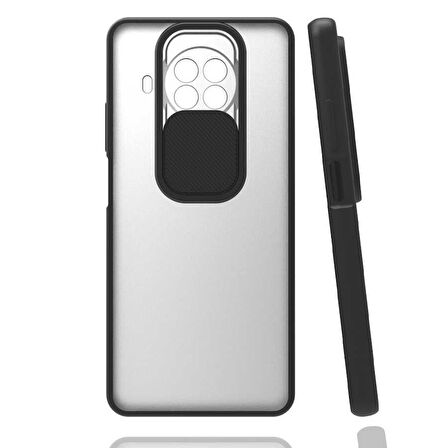 Xiaomi Redmi Note 9 Pro 5G Kılıf Kamera Kapatmalı Lensi Case