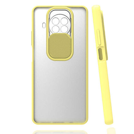 Xiaomi Redmi Note 9 Pro 5G Kılıf Kamera Kapatmalı Lensi Case