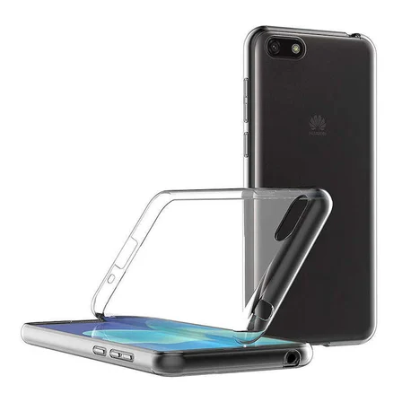 Huawei Y5 2018 Kılıf Şeffaf Silikon Hibrit Case