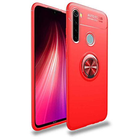 Xiaomi Redmi Note 8 Kılıf Yüzüklü Magnetli Ravel Case