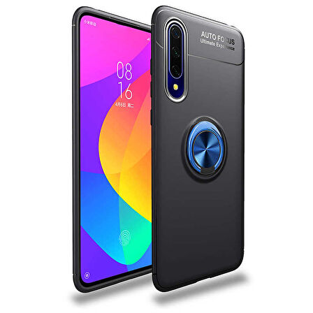 Huawei P Smart Pro 2019 Kılıf Yüzüklü Magnetli Ravel Case