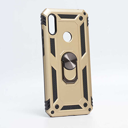 Huawei Y6S 2019 Kılıf Yüzüklü Zırh Tank Vega