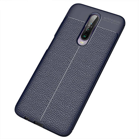 Xiaom Redmi K30 Kılıf Deri Tarzı Niss Silikon Case