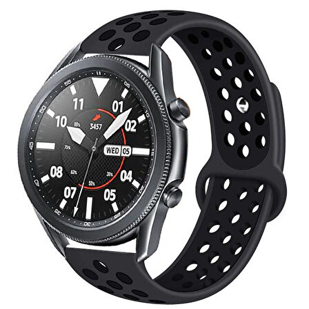 Samsung Galaxy Watch 46mm Kordon Delikli Spor Kordon
