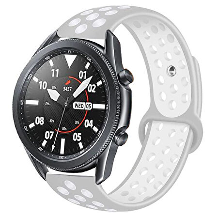 Samsung Galaxy Watch 3 41mm / Watch 42mm Kordon Delikli Spor Kordon
