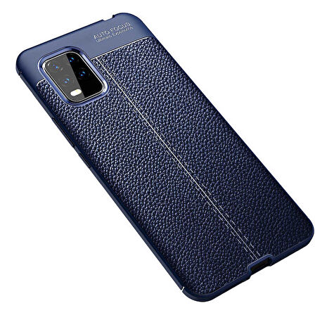Xiaomi Mi 10 Lite Kılıf Deri Tarzı Niss Silikon Case