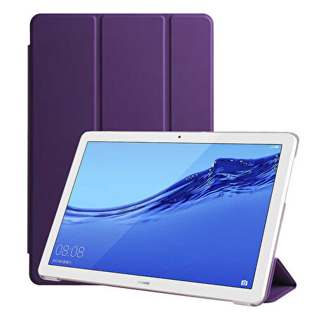 Huawei MediaPad T5 10 Kılıf PU Deri Smart Standlı Case