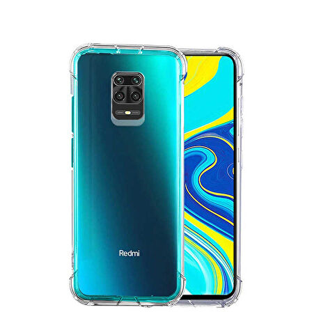 Xiaomi Redmi Note 9S Kılıf Şeffaf Nitro Anti Shock Kapak