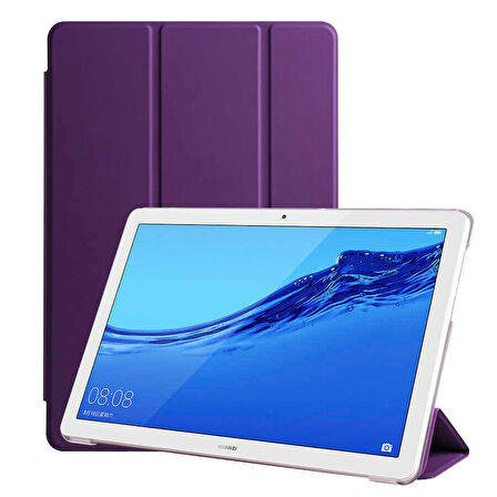 Huawei MediaPad T3 10 Kılıf PU Deri Smart Standlı Case