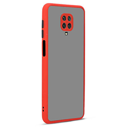 Xiaomi Redmi Note 9S Kılıf Kamera Korumalı Mat Kapak