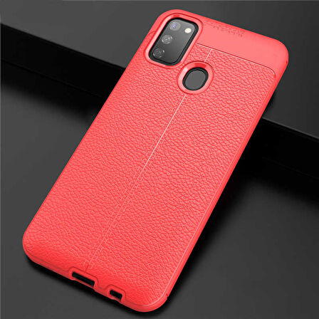 Samsung Galaxy M21 Kılıf Deri Tarzı Niss Silikon Case