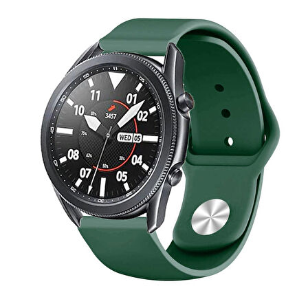 Samsung Galaxy Watch 46mm Kordon Silikon Spor Kordon