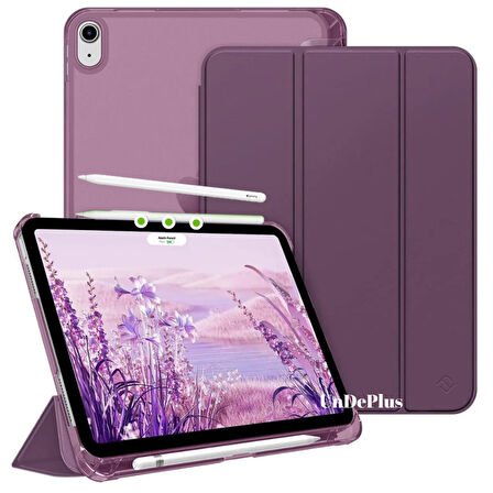 Apple iPad Air 11inç M2/M3 Air 4/5.Nesil 10.9 Kılıf PU Deri Smart Standlı Case 2025-2024 Flip