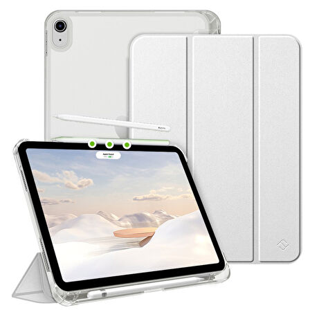 Apple iPad Air 11inç M2/M3 Air 4/5.Nesil 10.9 Kılıf PU Deri Smart Standlı Case 2025-2024 Flip