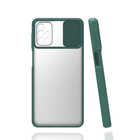 Samsung Galaxy M31S Kılıf Kamera Kapatmalı Lensi Case