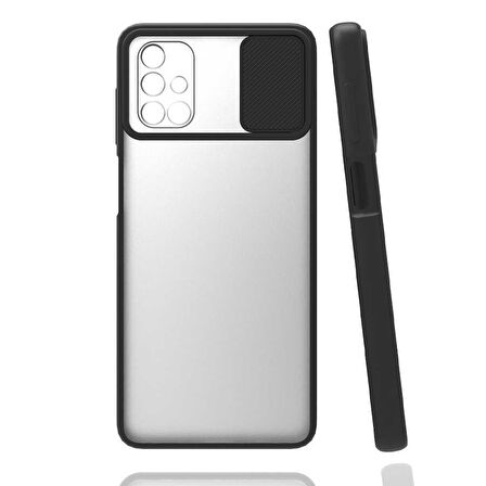Samsung Galaxy M51 Kılıf Kamera Kapatmalı Lensi Case