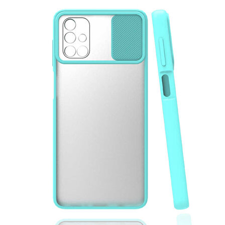Samsung Galaxy M51 Kılıf Kamera Kapatmalı Lensi Case