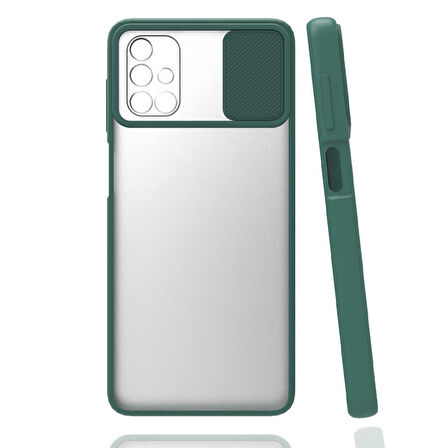 Samsung Galaxy M51 Kılıf Kamera Kapatmalı Lensi Case